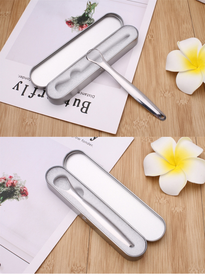 느낌상점 스텐 혀 크리너 입안백태 속에서 올라오는/혀클리너/혀백태제거/혓바닥백태/혀백태/백태제거/설태