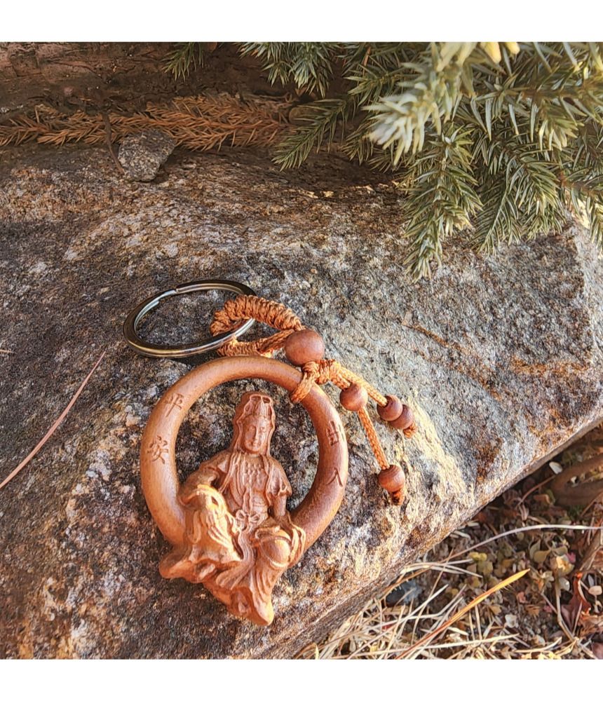 불교 굿즈 관음보살 액막이 액운 복숭아나무 키링 명/부처님오신날/석가탄신일/불교염주/사월초파일/관세음