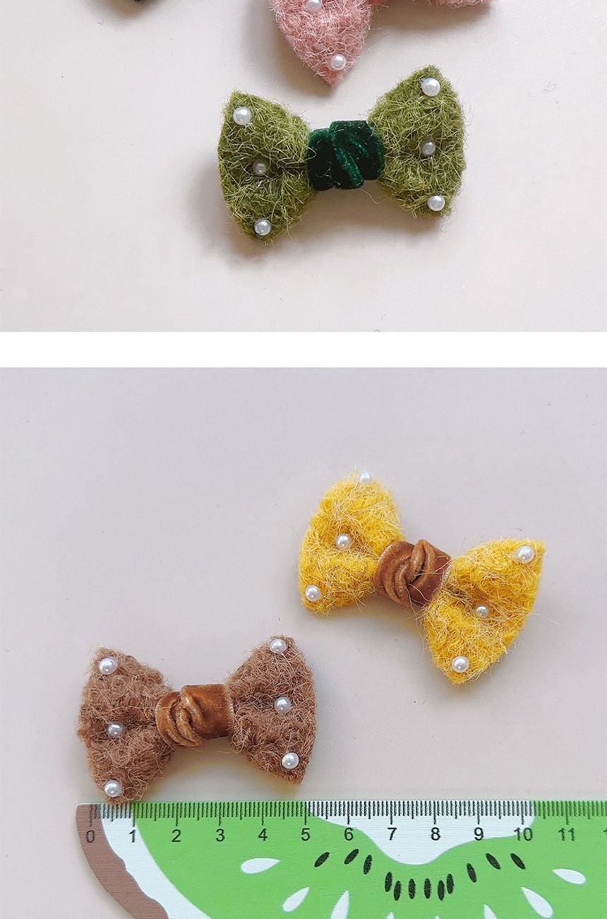 비즈장식 10개 모직 부자재 리본재료 털리본/리본장식/포장리본/꾸미기리본/미니리본/리본공예재료/선물장