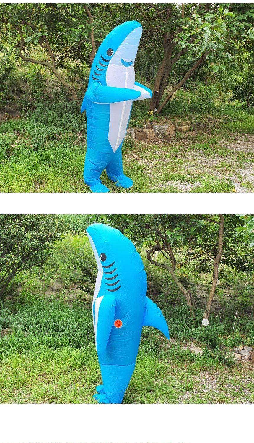블루 샤크 상어 코스튬/상어슈트/코스튬/코스프레의상/코스튬의상/할로윈코스튬/코스튬/어린이집행사/어린