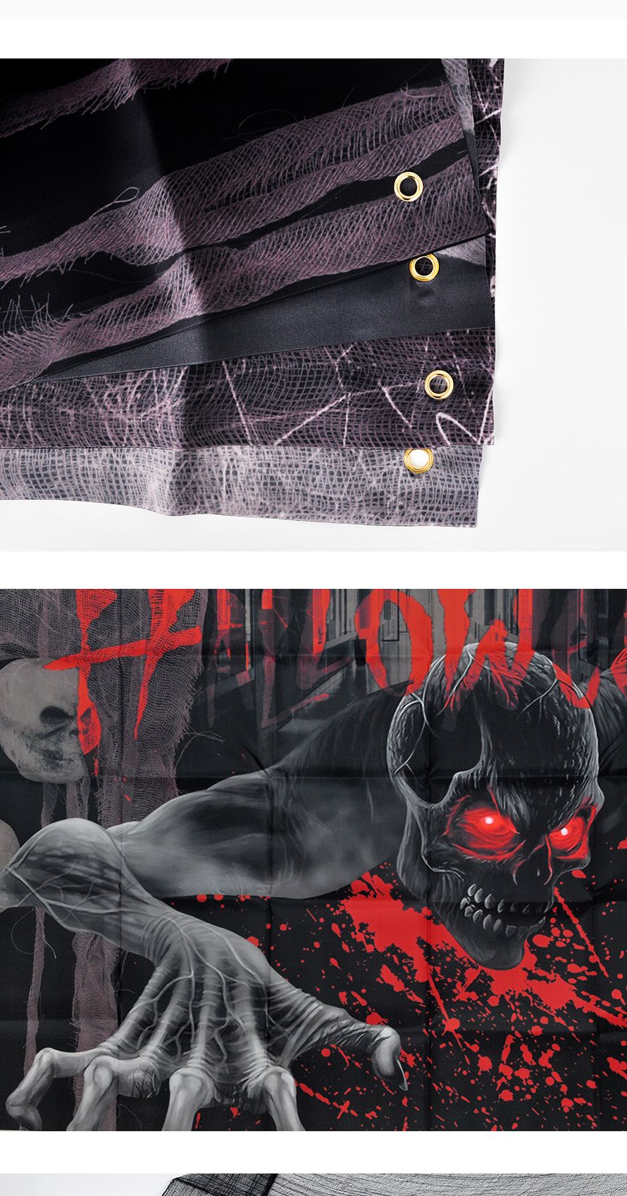 할로윈공포현수막(대형)해골좀비/할로윈/할로윈파티/할로윈데이/파티용품/파티가랜드/파티장식/가랜드/배너