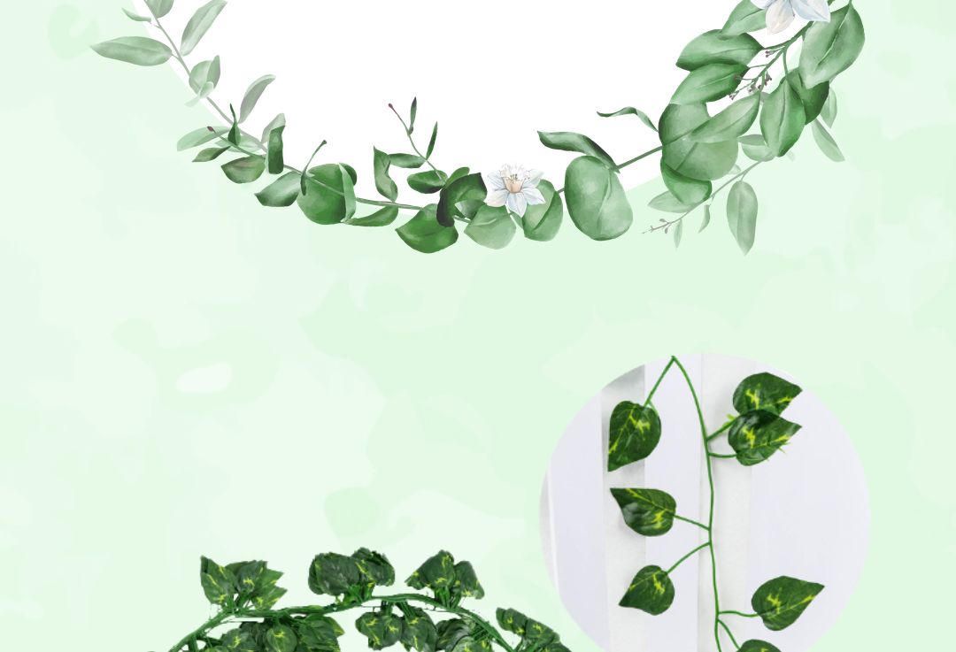 인조 넝쿨 담쟁이 식물 스킨답서스 조화 가짜 나뭇잎/넝쿨조화/담쟁이넝쿨/담쟁이식물/조화인테리어/조화식