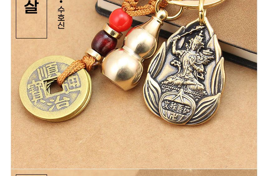 문수보살/키링/불교키링/불교키홀더/풍수선물/풍수키링/액막이/장식품/절/기념품/소품샵/합장키링/공덕/소