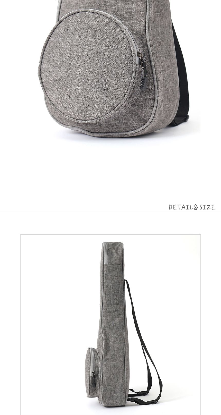 콘서트 우쿨렐레 케이스 (그레이) DK17/우쿠렐레가방/우크렐라가방/우쿠랠라가방/우크랠라가방/우쿨렐라케