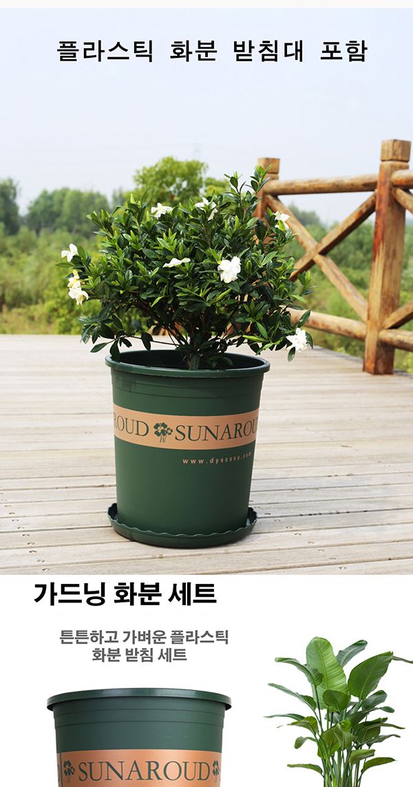 플라스틱 대형화분 원예 가드닝 특대형 6호 7호 택1/가드닝화분/화분/특대화분/인테리어화분/대형화분/꽃화