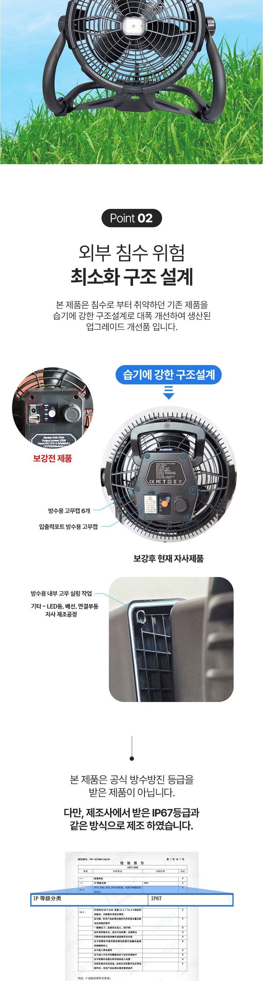 멀티파워 홈아웃도어 해충퇴치 무선 선풍기 캠핑용 대용량배터리 LED조명/무선선풍기/캠핑용선풍기/야외용
