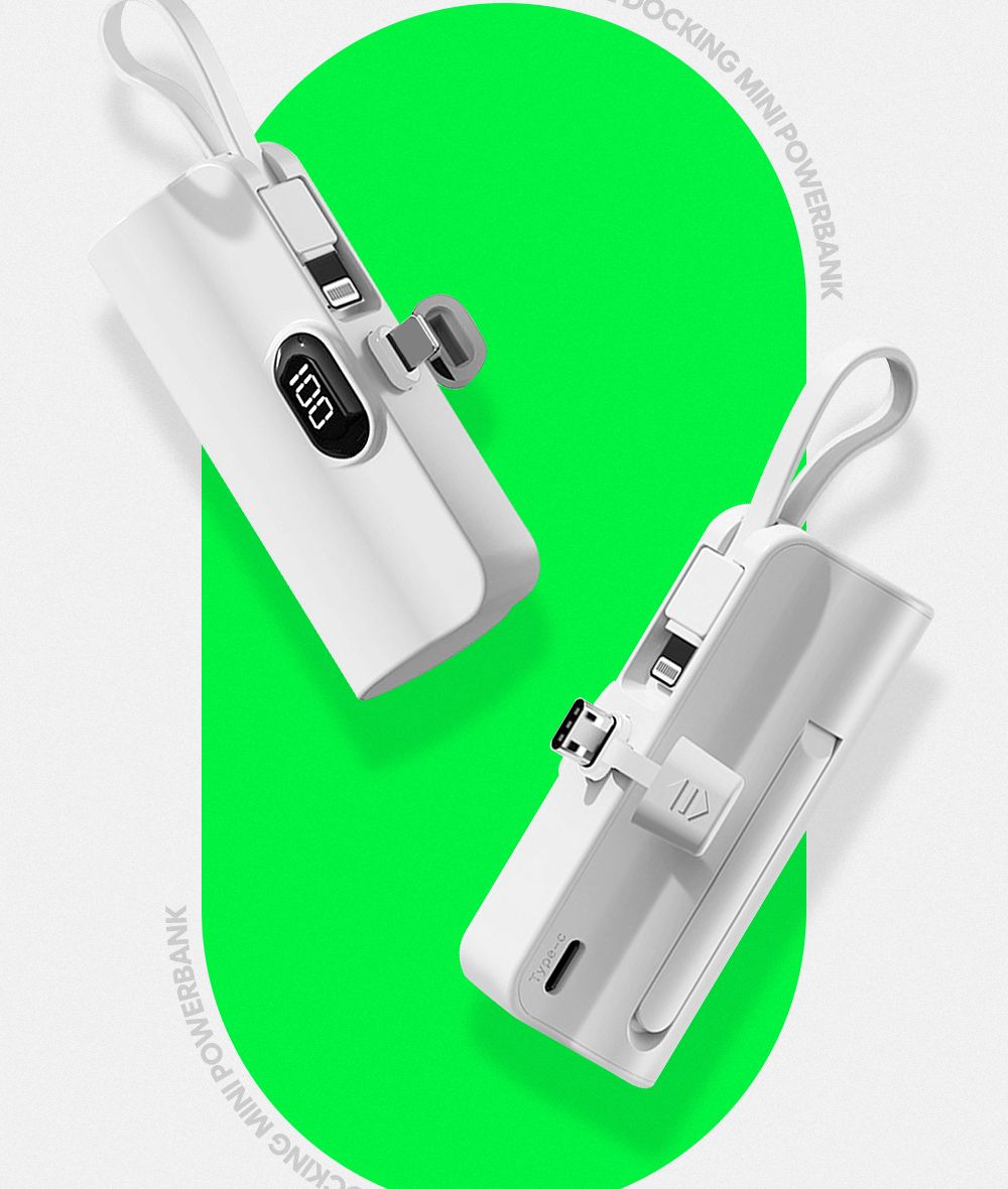 소형보조배터리/일체형보조배터리/C타입배터리/휴대용보조배터리/슬림형보조배터리/가벼운보조배터리/일체