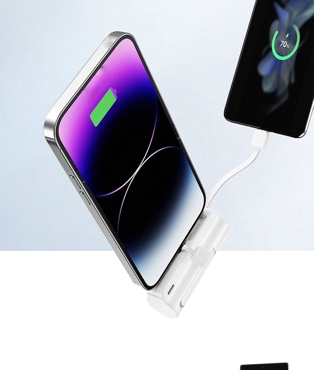 소형보조배터리/일체형보조배터리/C타입배터리/휴대용보조배터리/슬림형보조배터리/가벼운보조배터리/일체