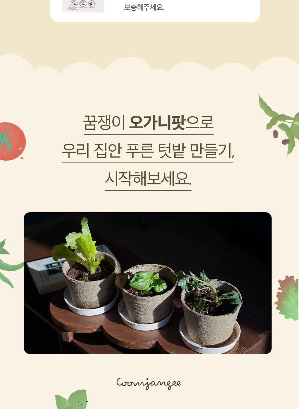 자연으로 돌아가는 오가니팟 5종 중 택1/식물키우기/식물재배기/DIY키트/홈가드닝/취미키트/반려식물/실내