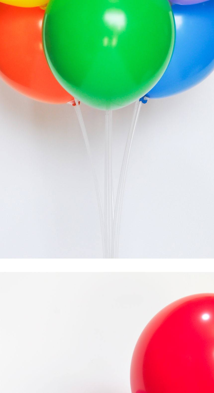 풍선꽂이장식세트130cm(레인보우파티)/풍선스탠드/풍선스틱/고무풍선/풍선장식/파티장식/생일파티/파티용품