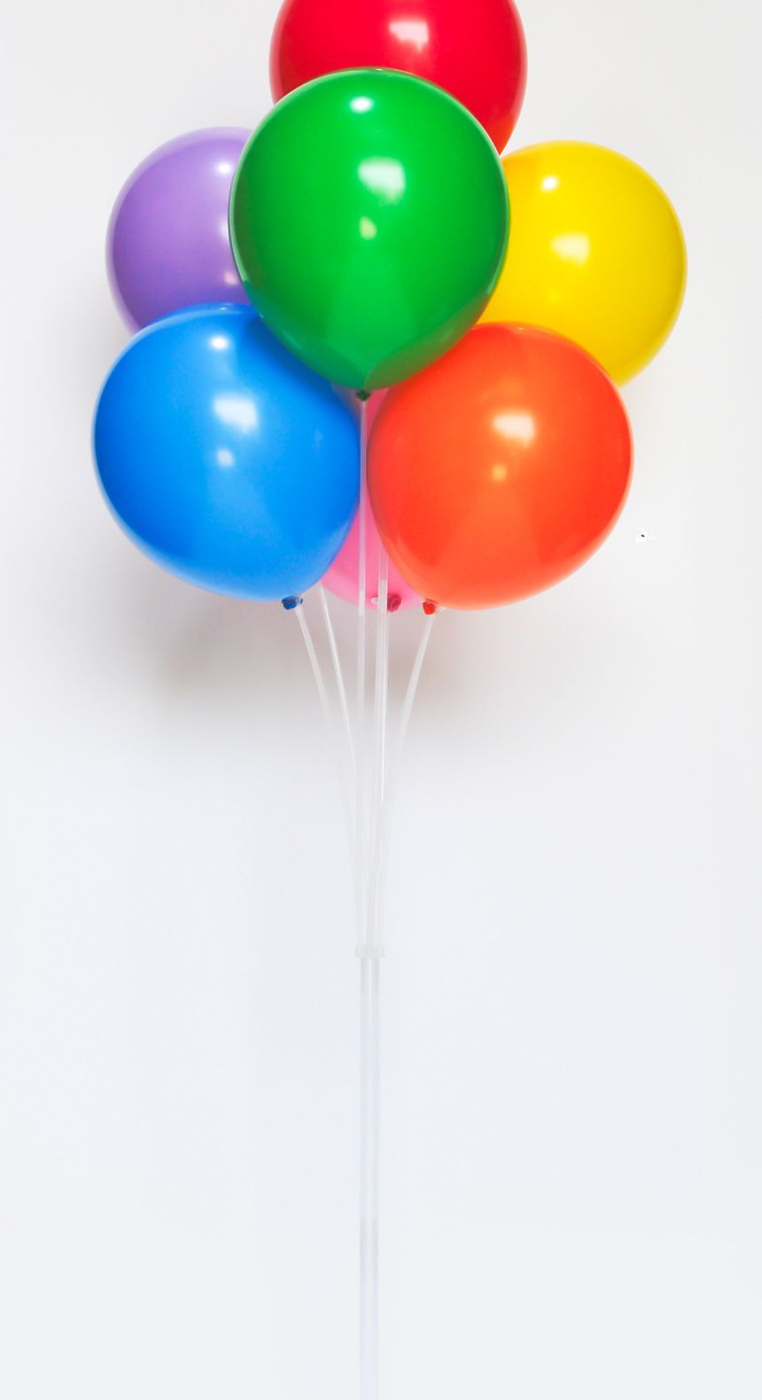 풍선꽂이장식세트130cm(레인보우파티)/풍선스탠드/풍선스틱/고무풍선/풍선장식/파티장식/생일파티/파티용품