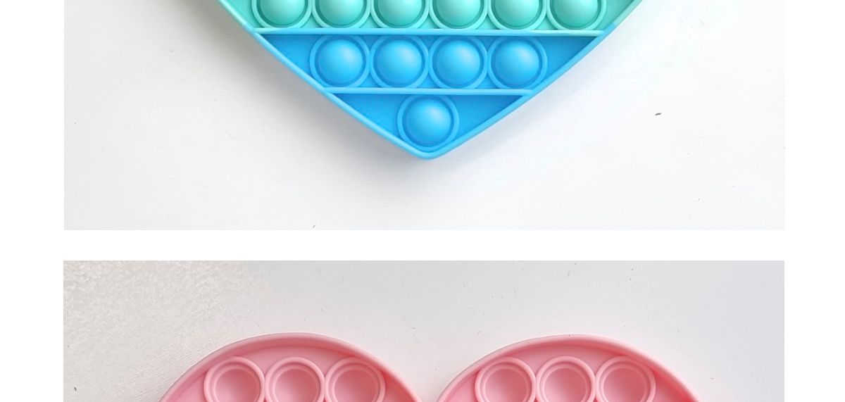 파스텔 레인보우 중형 하트 초대형 팝잇 푸쉬팝 팝잇/뽁뽁이/뽁뽁이장난감/팝잇장난감/감각장난감/모양팝잇