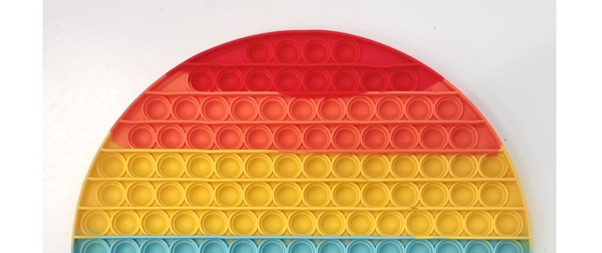 레인보우 대형 동그라미 초대형 팝잇 푸쉬팝 팝잇/뽁뽁이/뽁뽁이장난감/팝잇장난감/감각장난감/모양팝잇/대