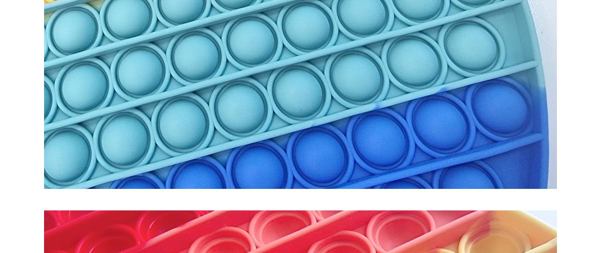 레인보우 대형 동그라미 초대형 팝잇 푸쉬팝 팝잇/뽁뽁이/뽁뽁이장난감/팝잇장난감/감각장난감/모양팝잇/대