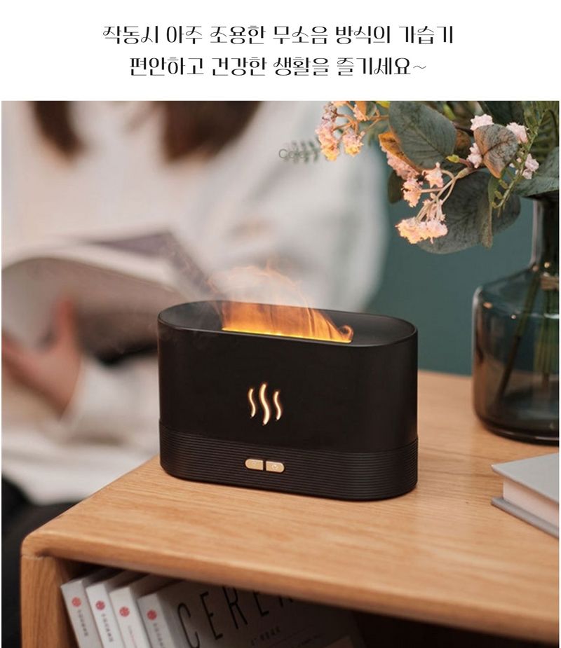 불멍 가습기 FAS-BK 블랙/가습기/미니가습기/사무실가습기/휴대용가습기/책상가습기/작은가습기/USB가습기/