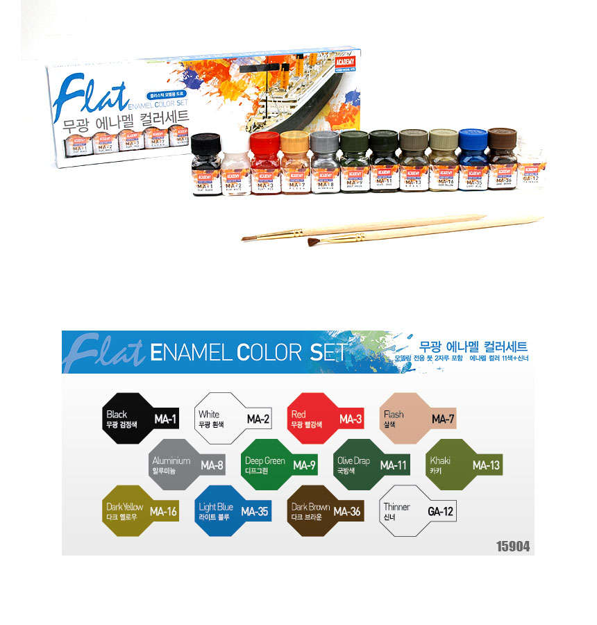 아카데미과학 에나멜 컬러세트/건담색칠/프라모델색칠/도구/도료/건담/건담만들기/에나멜/건담에나멜/로봇