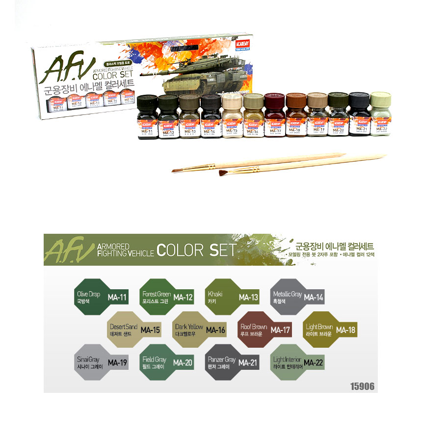 아카데미과학 에나멜 컬러세트/건담색칠/프라모델색칠/도구/도료/건담/건담만들기/에나멜/건담에나멜/로봇