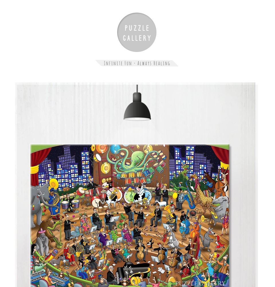 1000피스 공감 콘서트 PR1090/퍼즐/종이퍼즐/직소퍼즐/그림퍼즐/작품퍼즐/퍼즐액자/액자퍼즐/그림액자퍼즐/