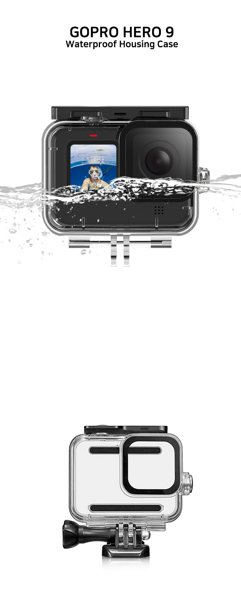 고프로9 호환 방수케이스 다이빙 슈퍼슈트 GOPRO9 쉘/캠다이빙케이스/고프로방수커버/고프로방수케이스/방