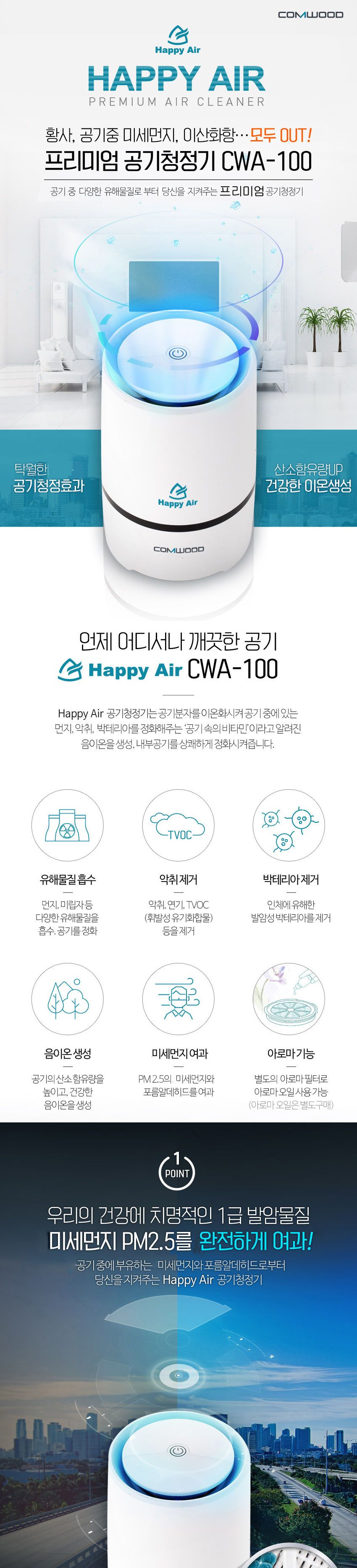 청정기/가정용/헤파필터/공기청정기/공기정화