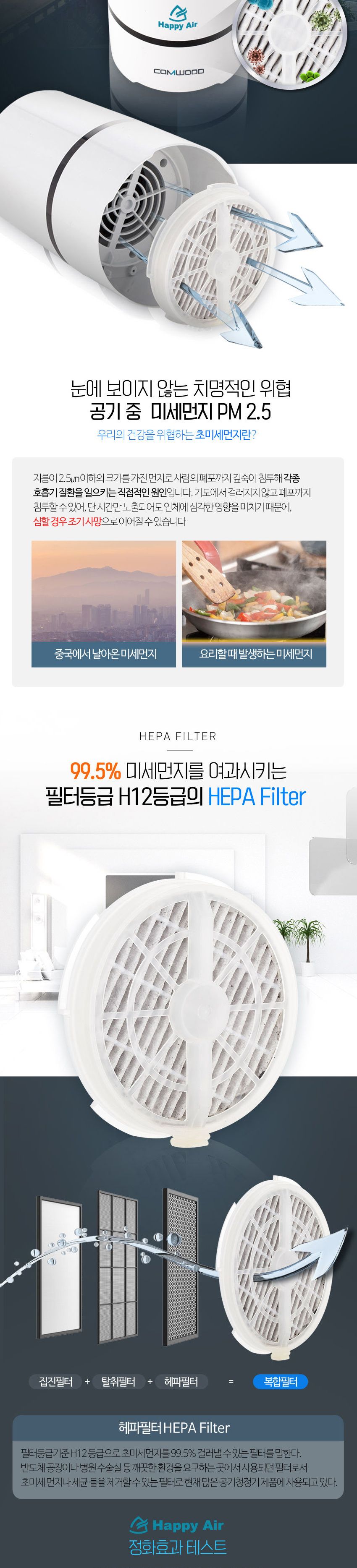 청정기/가정용/헤파필터/공기청정기/공기정화