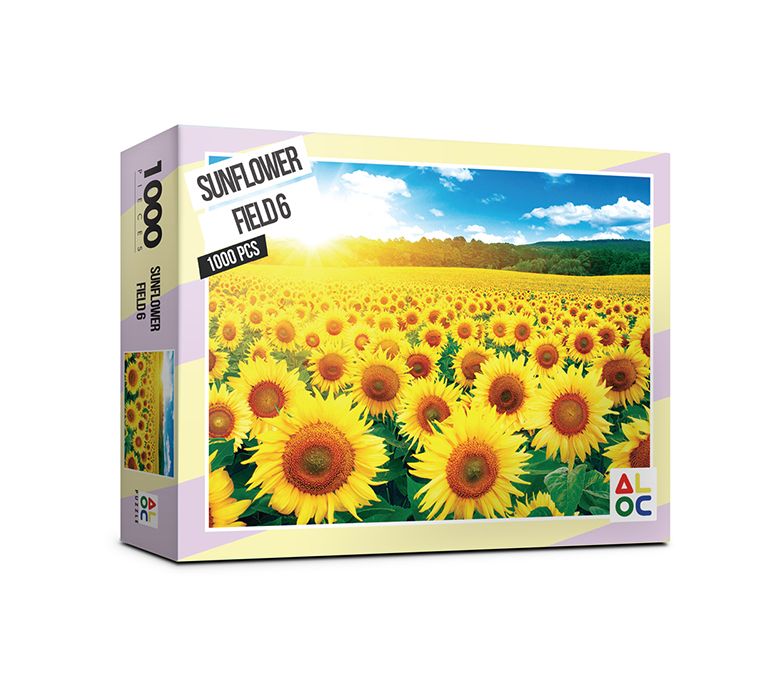 1000피스 직소퍼즐 해바라기 들판6 AL3005/해바라기그림/해바라기퍼즐/그림퍼즐/거실액자퍼즐/액자용퍼즐/