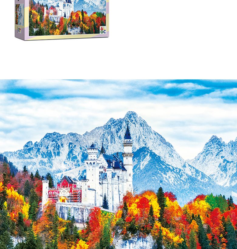 500피스 직소퍼즐 슈반스타인 성의 가을 AL5001/그림퍼즐/거실액자퍼즐/액자용퍼즐/퍼즐/취미퍼즐/직소퍼즐
