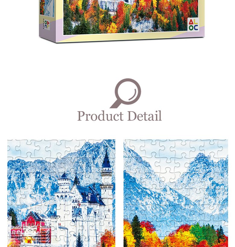 500피스 직소퍼즐 슈반스타인 성의 가을 AL5001/그림퍼즐/거실액자퍼즐/액자용퍼즐/퍼즐/취미퍼즐/직소퍼즐
