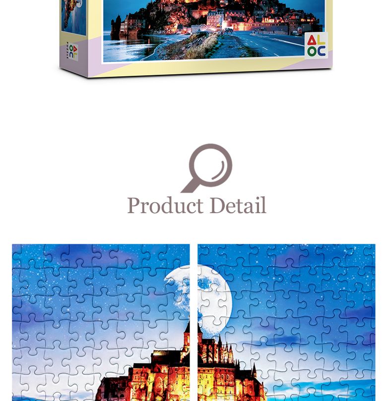 1000피스 직소퍼즐 몽생미셸 AL3002/그림퍼즐/거실액자퍼즐/액자용퍼즐/퍼즐/취미퍼즐/직소퍼즐/종이퍼즐/