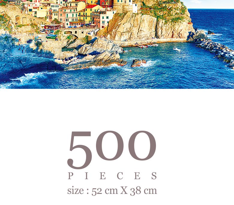 500피스 직소퍼즐 친퀘테레2 AL5003/그림퍼즐/거실액자퍼즐/액자용퍼즐/퍼즐/취미퍼즐/직소퍼즐/종이퍼즐/