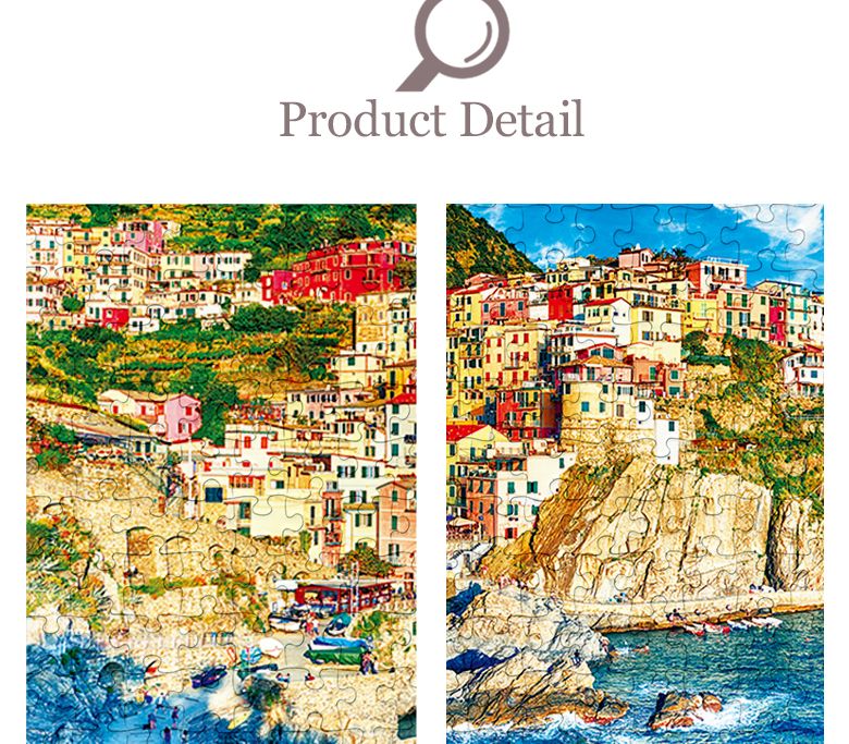 500피스 직소퍼즐 친퀘테레2 AL5003/그림퍼즐/거실액자퍼즐/액자용퍼즐/퍼즐/취미퍼즐/직소퍼즐/종이퍼즐/