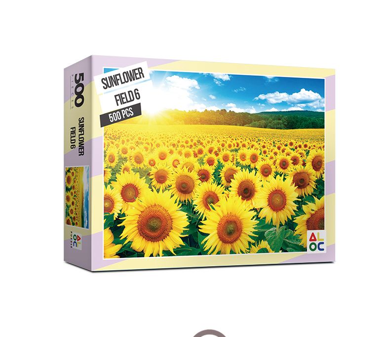 500피스 직소퍼즐 해바라기 들판6 AL5005/해바라기그림/해바라기퍼즐/그림퍼즐/거실액자퍼즐/액자용퍼즐/퍼