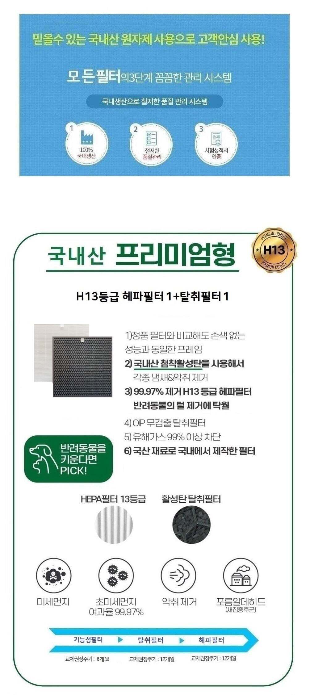X시리즈/AC12XP20FH/먼지제거/호환필터/공청기필터