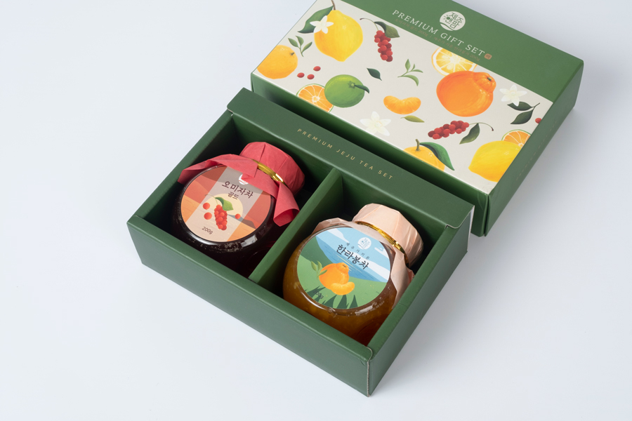 맛있는 국산 과일청 프리미엄 차선물세트 미 400g/차세트/차선물/차선물세트/고급티/고급티세트/고급티선물