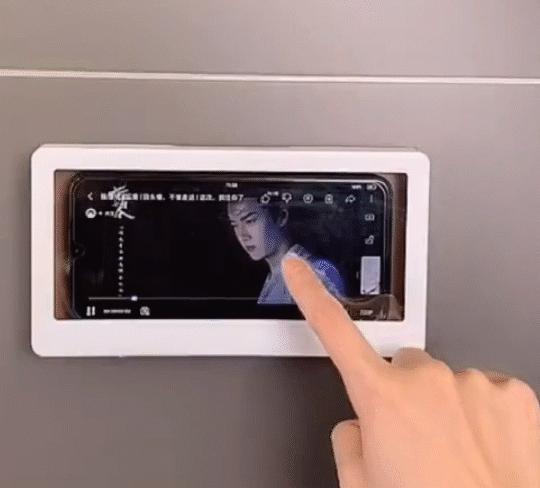 폰거치대/습기방지거치대/주방폰거치대/휴대폰방수박스/거치대/물기방지거치대/핸드폰방수박스/욕실폰거치