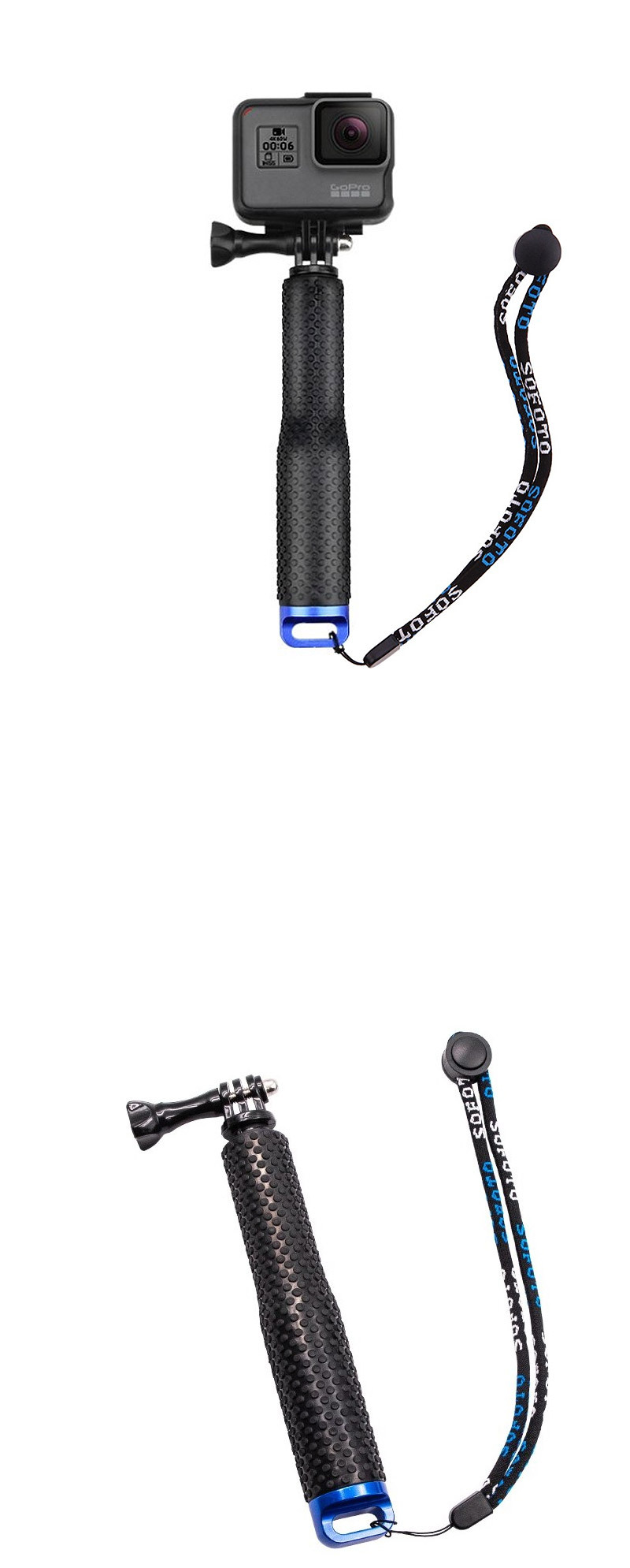 (레드) 고품질 수중 촬영 스쿠버 해수 잠수 물 액션캠 셀카봉/수중셀카/수중셀카봉/다이빙셀카봉/액션캠삼