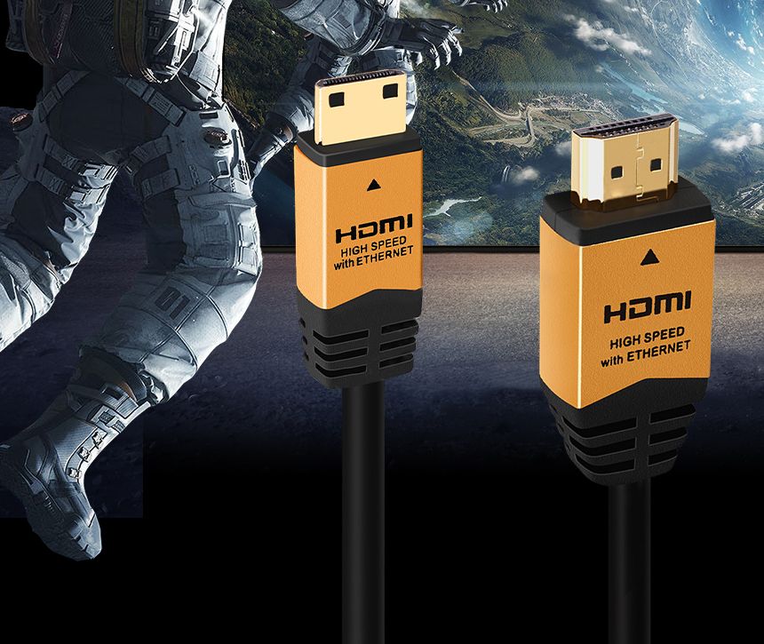 케이베스트 mini hdm to hdmi 케이블 길이 1.0m/DISPLAYPORT/디피케이블/DP케이블/디스플레이포트/모니터케