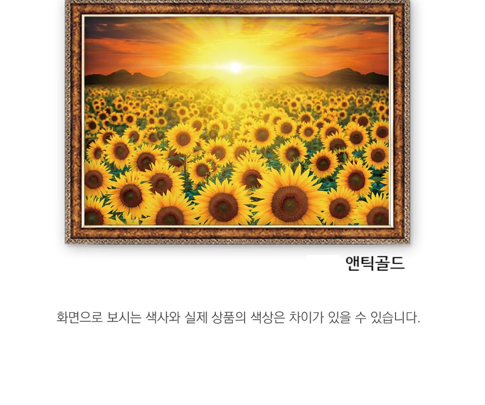 500피스 석양과 해바라기 들판 ( CA5153 )/꽃퍼즐/해바라기퍼즐/해바라기직소퍼즐/풍경퍼즐/퍼즐/직소퍼즐/