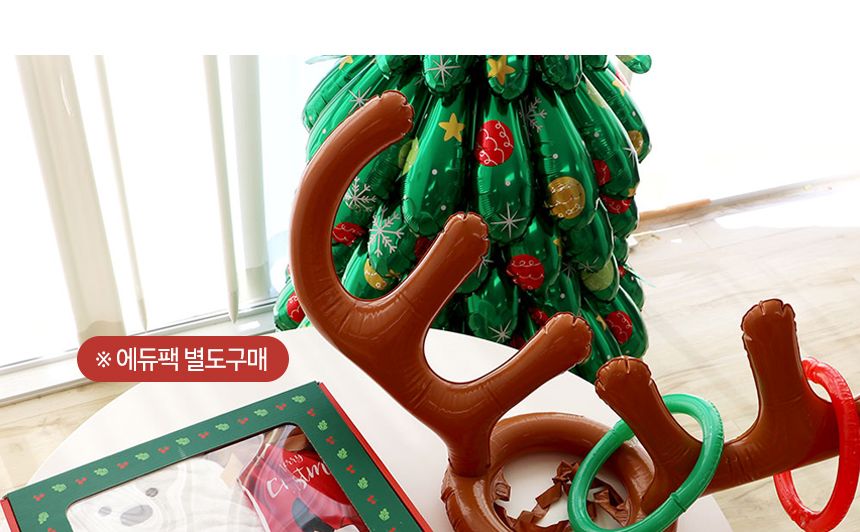 (다담교육)크리스마스 스탠딩 루돌프 풍선/기관선물/기프트/남아선물/남아크리스마스선물/단체선물/선물/선
