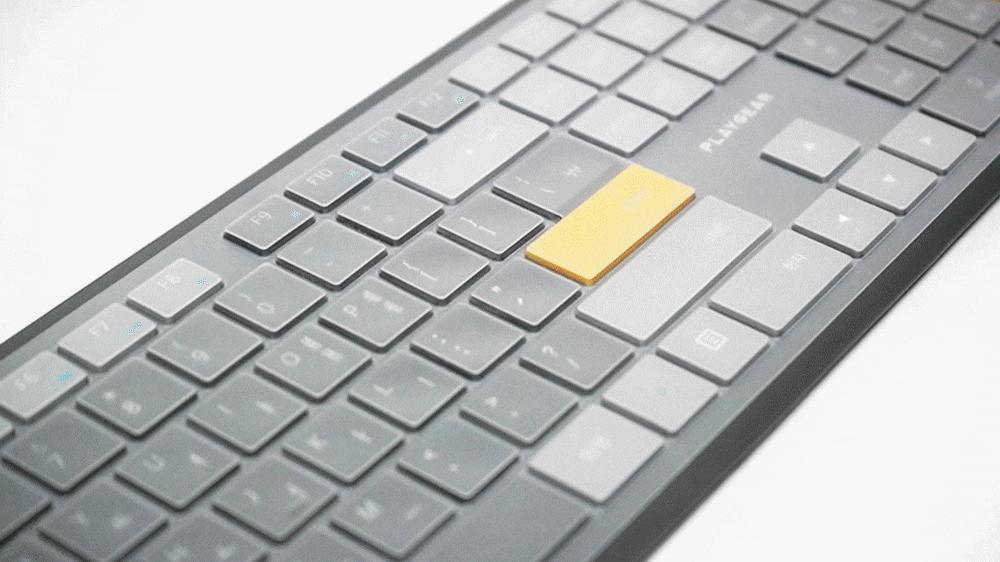 플레이기어 펜타그래프 저소음 무선 블루투스 키보드/키보드/무선키보드/블루투스연동/블루투스키보드/아이