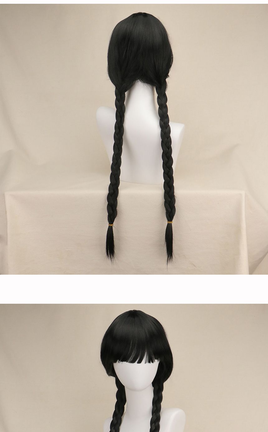 댕기머리 긴머리 가발 G/가발/변장가발/코스프레가발/코스프레소품/스티커사진가발/스티커사진소품/패션가