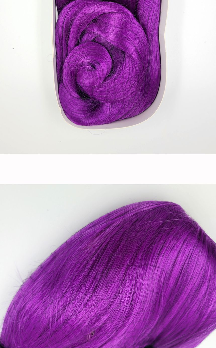 보라색 긴머리 웨이브 가발 G/코스프레가발/가발/변장가발/보라머리/보라색머리/바이올렛머리/코스프레소품