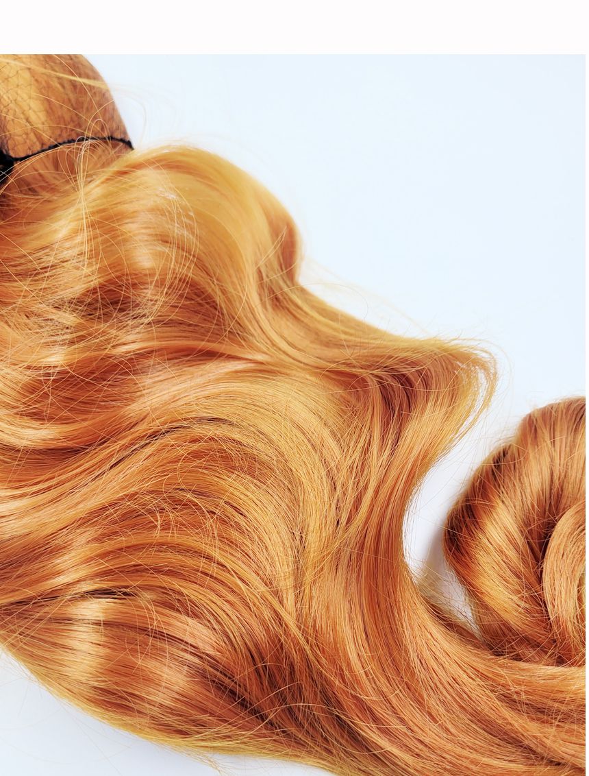 오렌지 롱 웨이브 가발 G/가발/변장가발/코스프레가발/코스프레소품/스티커사진가발/외국인가발/패션가발/