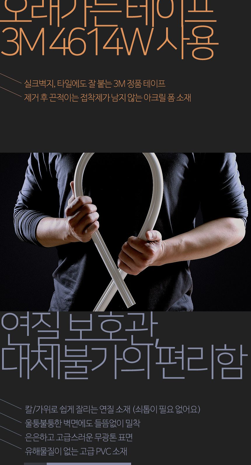 전선 선정리 쫄대 몰딩 선택 라지형 진회색 연회색캡/전선몰딩/전선정리/전선보호관/전선쫄대/전선몰드/배