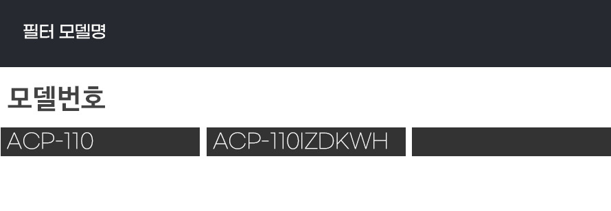 SK매직 공기청정기 필터 ACP-110 ACP110IWH/필터/청정기필터/공기청정기필터/정화기필터/SK매직필터/SK매직