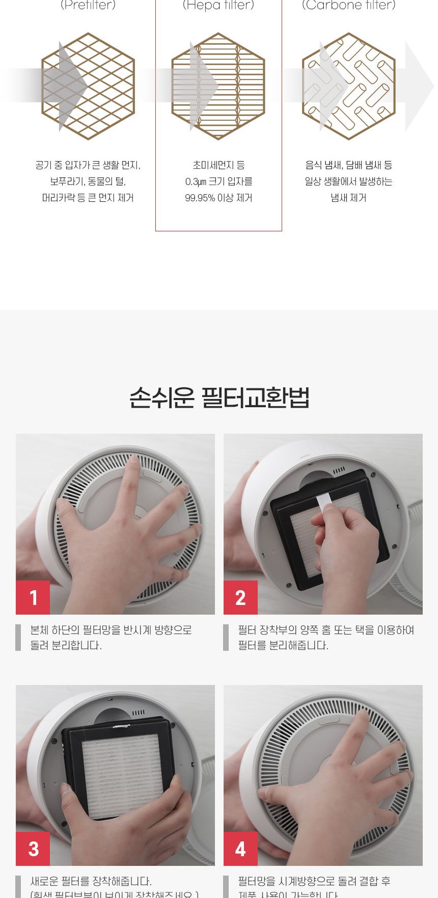 카푸 공기청정기 KF-AP200 충전식 무선 헤파필터/청정기/미니청정기/방청정기/무선청정기/무선공기청정기/