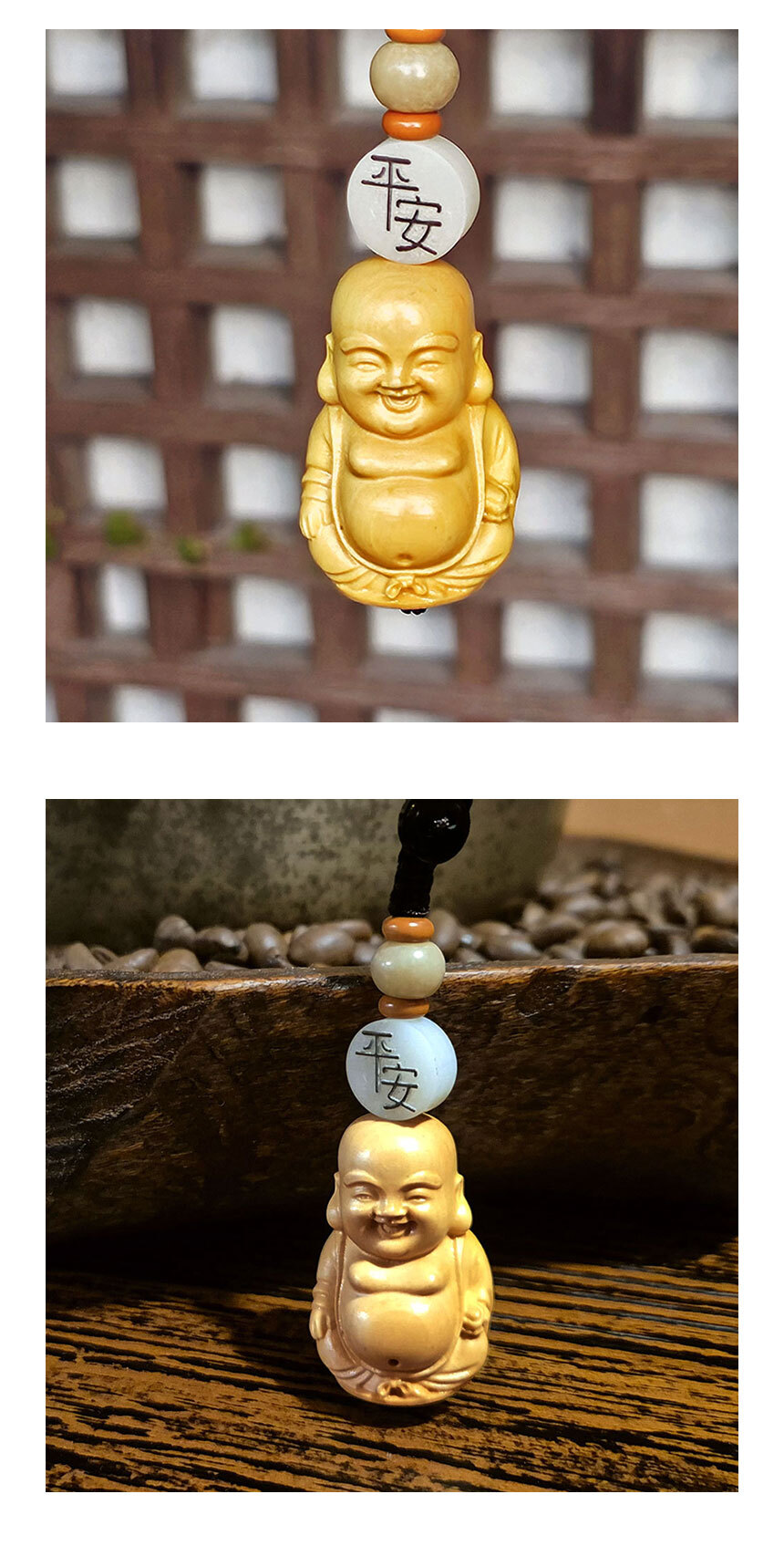 평안 기원 매듭 장식 (관음보살)/키링/키홀더/불교키링/불교키홀더/불교/불상/관세음보살/키링/열쇠고리/키