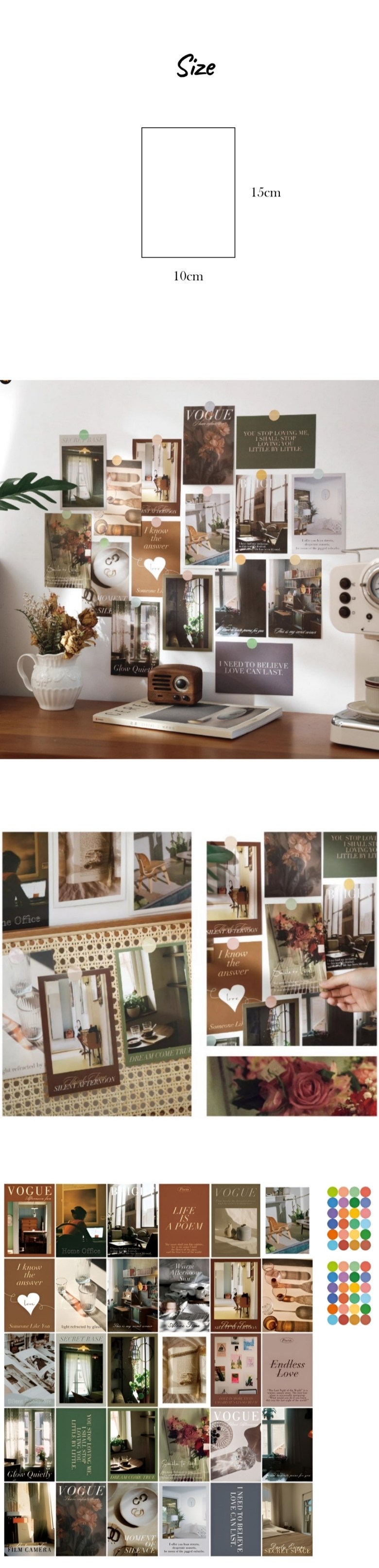 인테리어엽서/카페인테리어소품/인테리어사진/엽서세트/미니엽서세트/벽장식소품/사진포스터/엽서/벽장식/