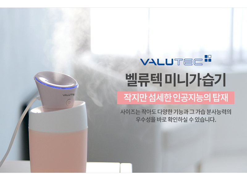 벨류텍 릴리 미니 가습기/가습기/미니가습기/차량가습기/책상가습기/사무실가습기/개인가습기/자동차가습기