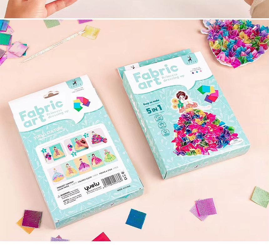 패브릭 포크아트 키트 인형옷입히기 3D DIY 만들기/패브릭포크아트/포크아트/패브릭아트/만들기/인형옷입히